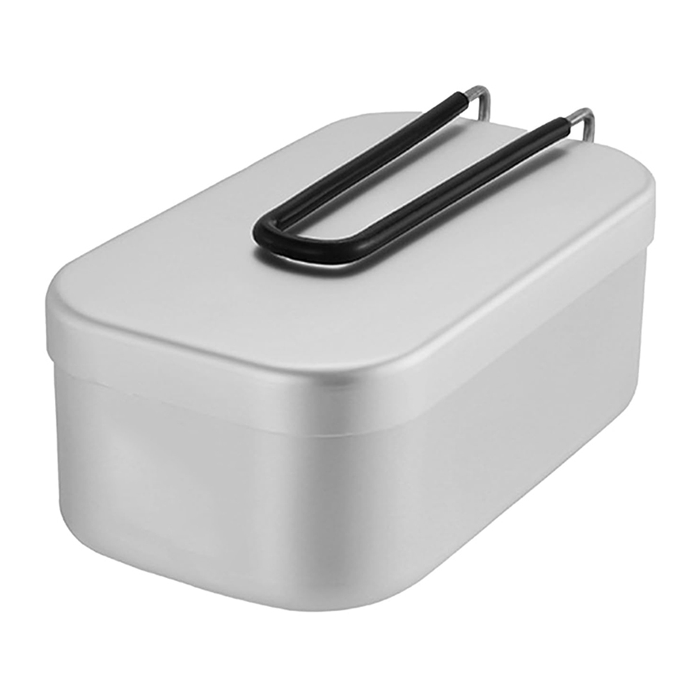 Camping Hiking Cooking - 800ML Aluminium Mittagessen Boxen Outdoor Camping