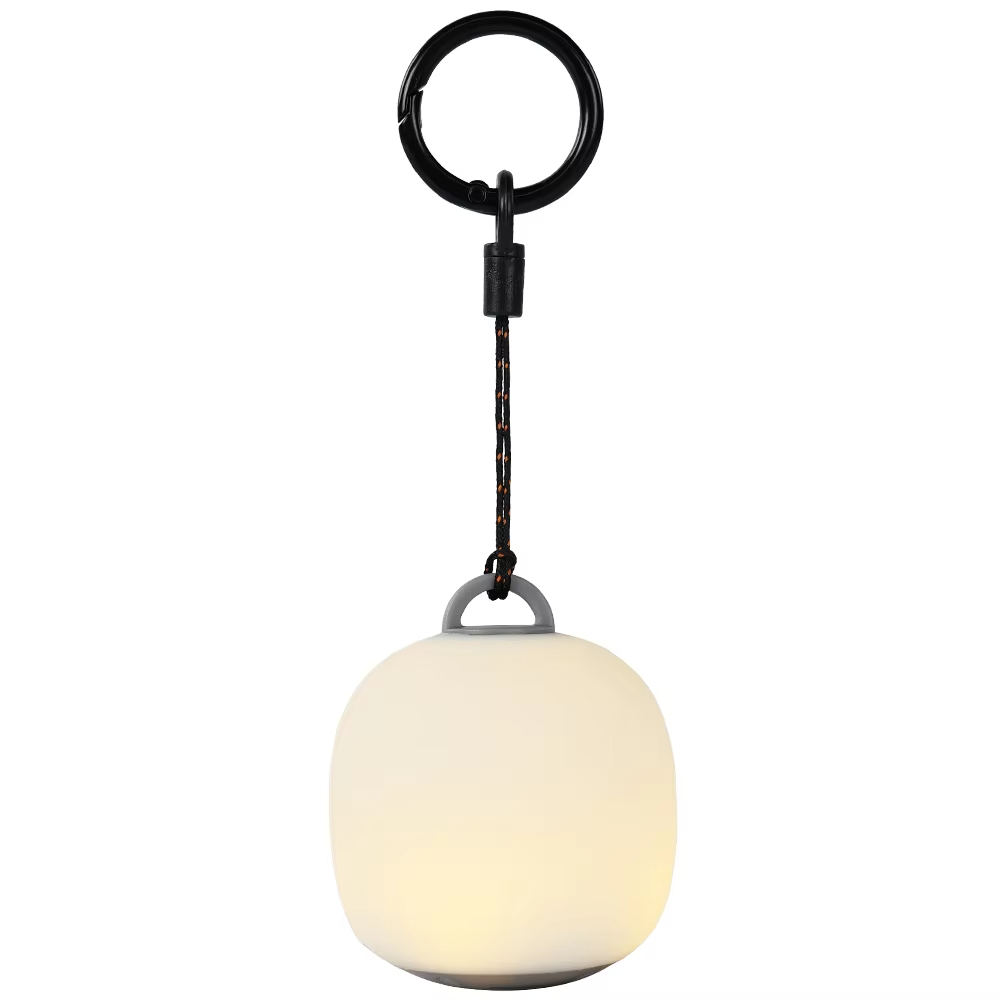 Camping Cooking Container - Mini Ei-förmige Quetsch-Silikon-Campinglaterne, USB-Aufladbare Tragbare LED-Zeltlampe