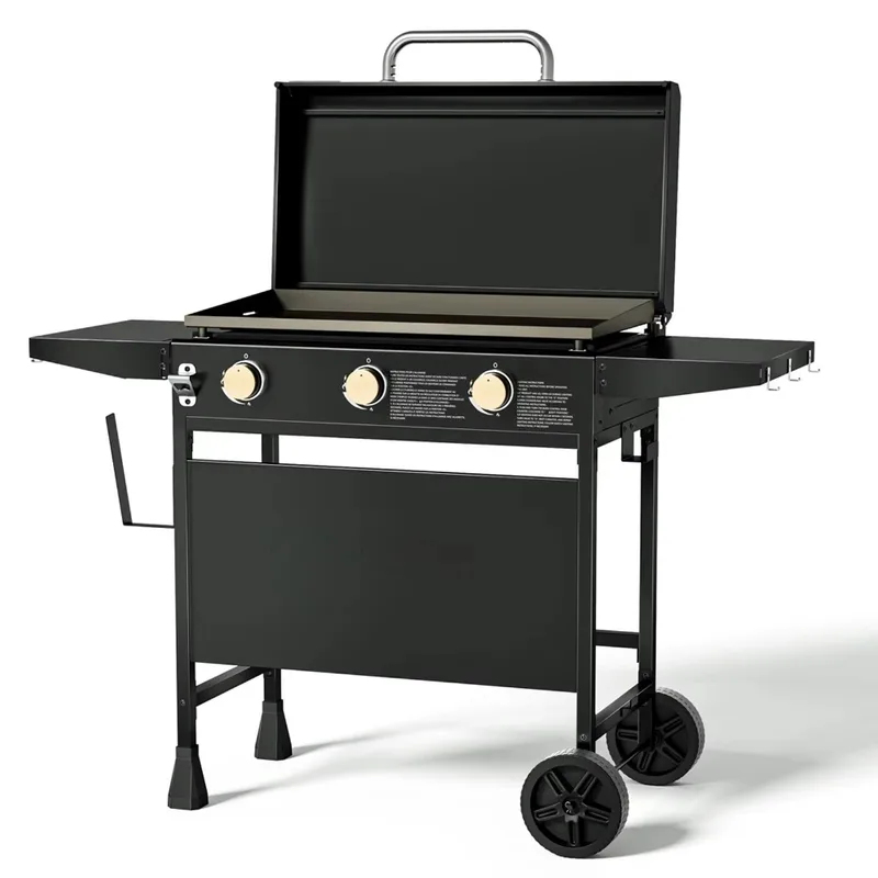 Camping Cooking Flat Top - Mobile Outdoor-Kochstation mit Flachplatte – Umwandelbar