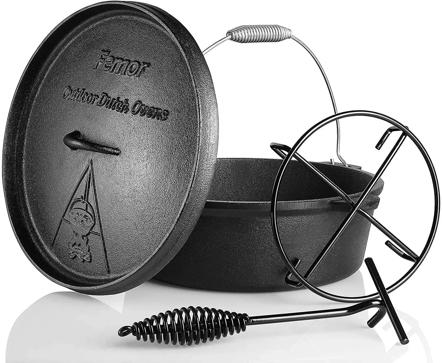 Femor Dutch Oven Gusseisen 5,8 – Camp Dutch Oven Cast Bewertung und Preis