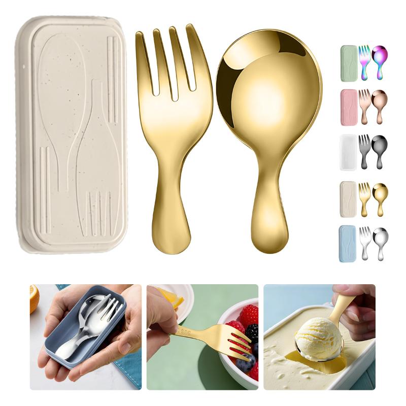 Edelstahl-Geschirr-Set, Löffel – Camping Hiking Cooking Bewertung und Preis