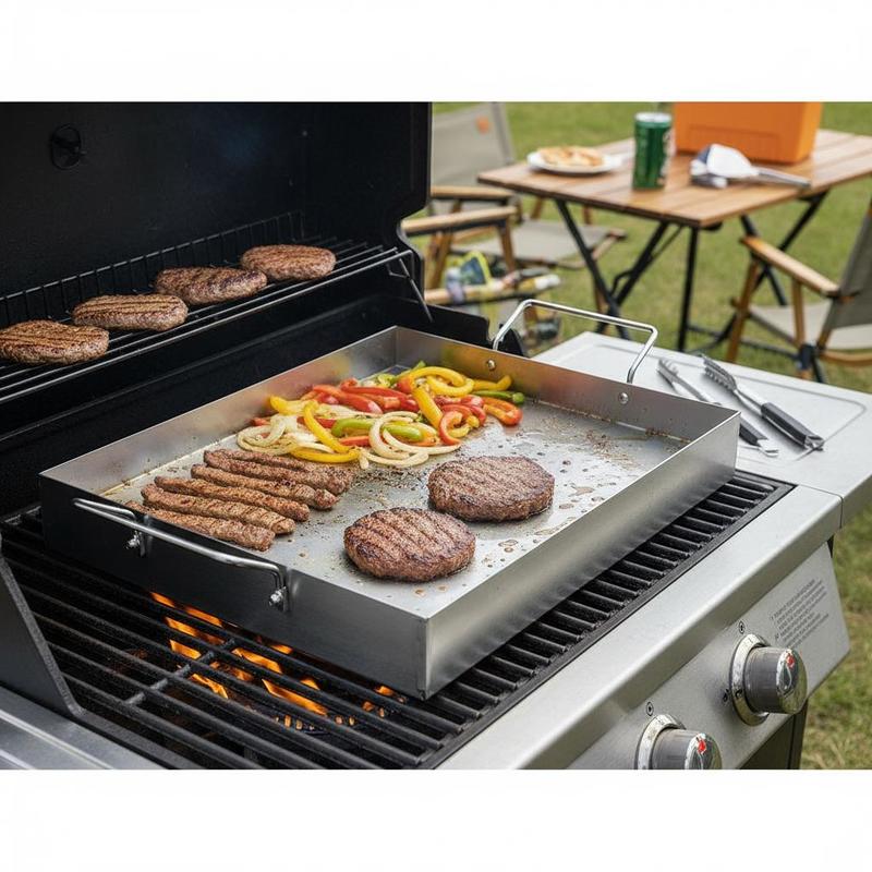 Rechteckige Flachplatte 17x13  – Camping Cooking Flat Top Bewertung und Preis