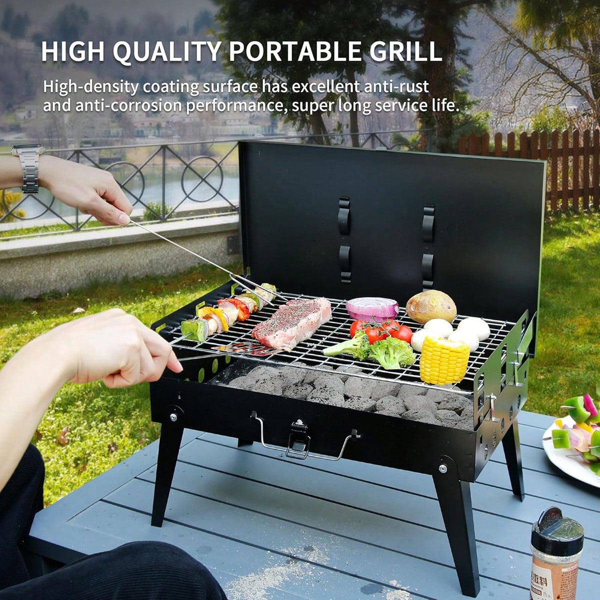 1 Stück kleiner, tragbarer Hol – Camping Hiking Cooking Bewertung und Preis