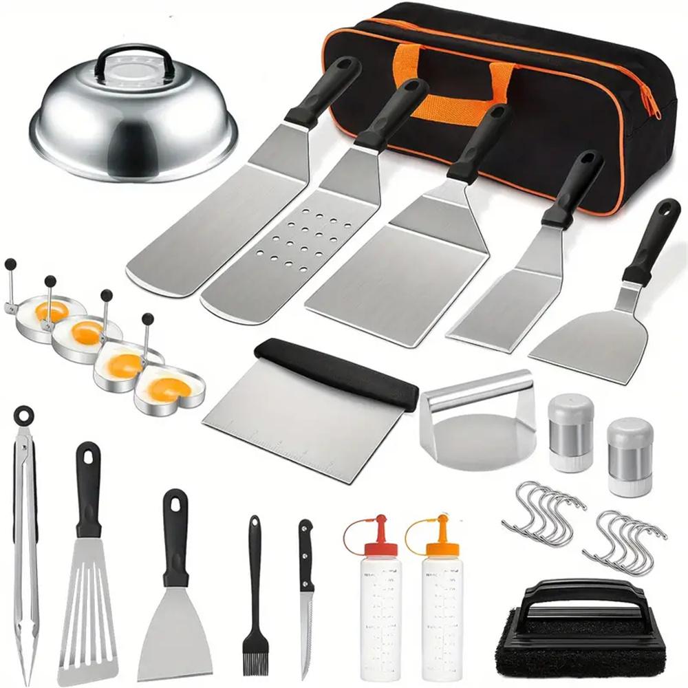 33-teiliges Grillzubehör-Set m – Camping Cooking Flat Top Bewertung und Preis