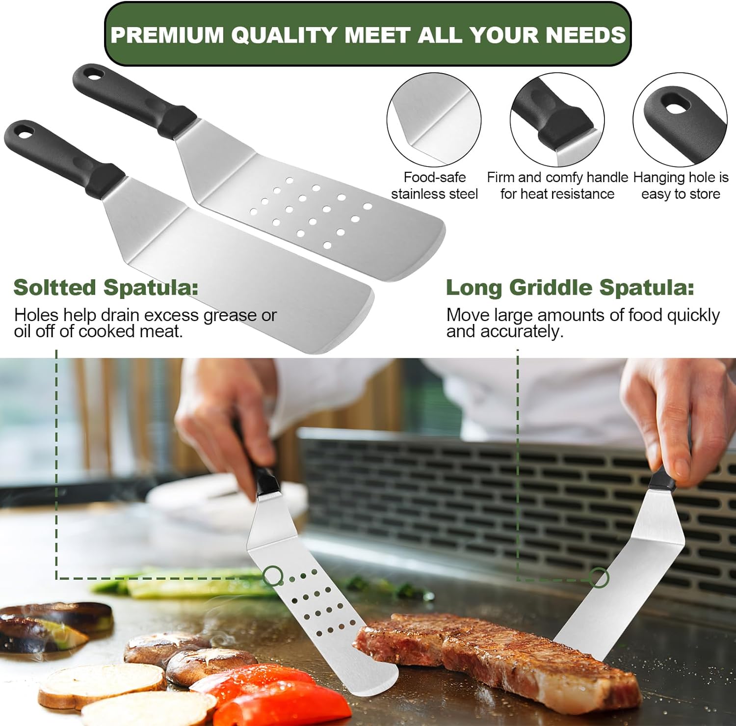 33-teiliges Grillzubehör-Set m – Camping Cooking Flat Top Bewertung und Preis