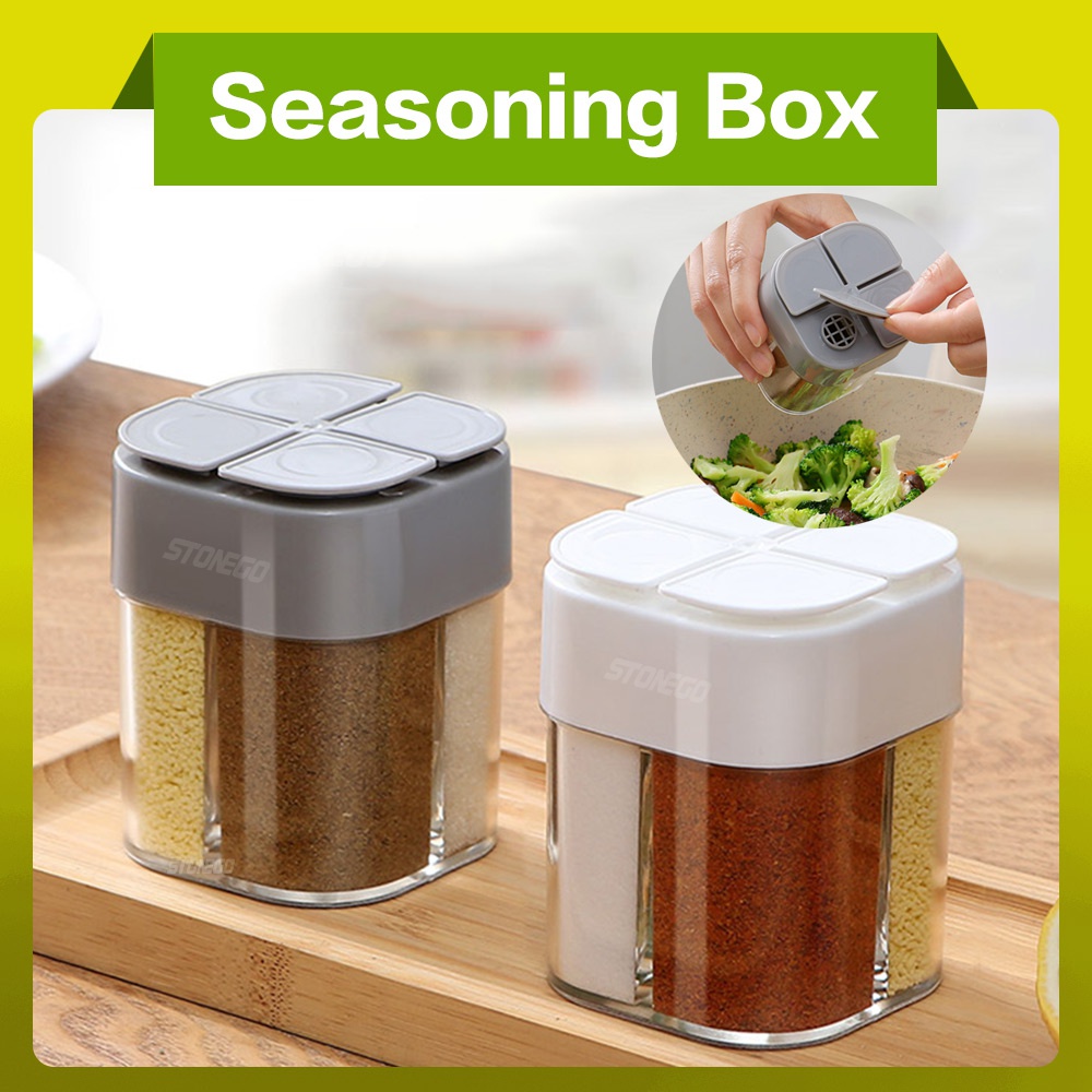 4-in-1 Kunststoff-Gewürzbehält – Camping Cooking Container Bewertung und Preis